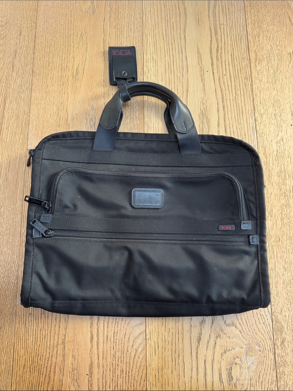 Tumi Black Men’s Briefcase Laptop Bag